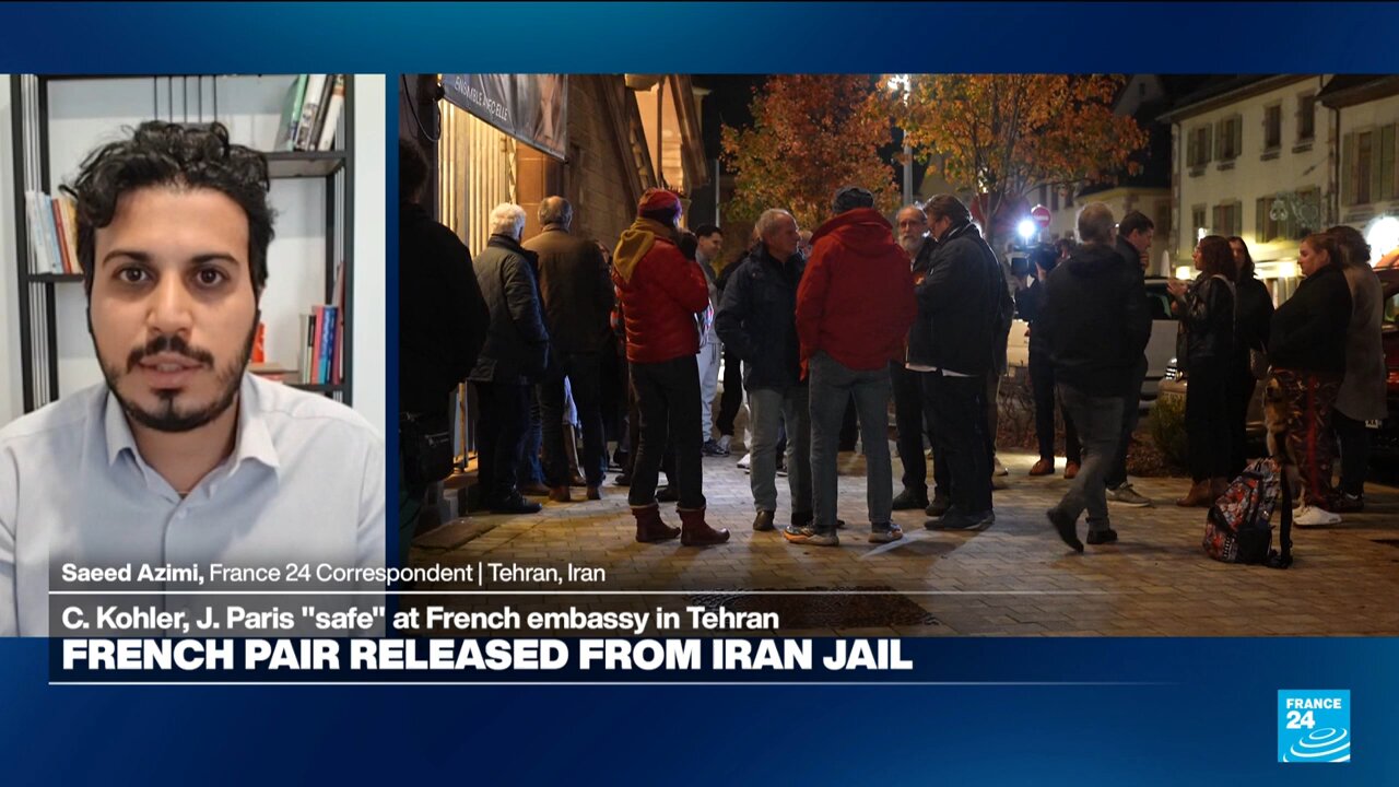 French nationals's release in Iran comes as way to "improve relations" with Europe