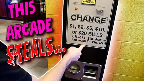 This arcade is trying to steal your money...