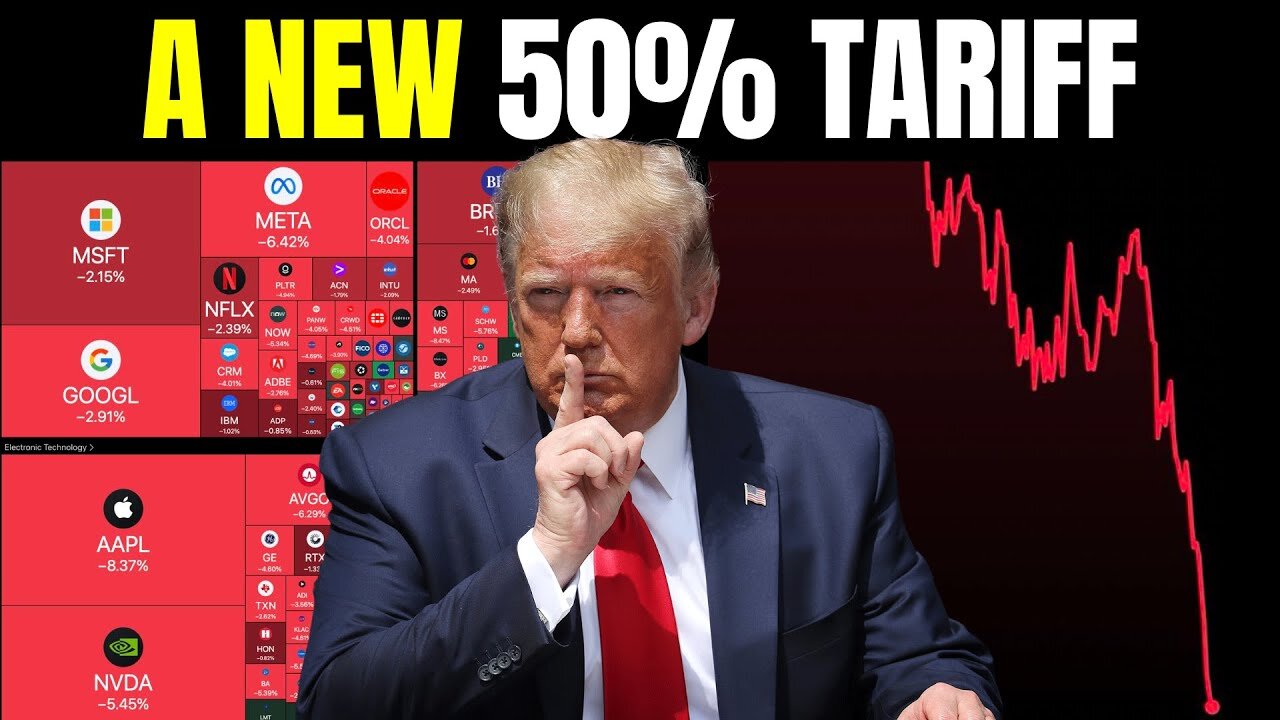 🚨URGENT: 50% TARIFF JUST ANNOUNCED BY TRUMP!!!