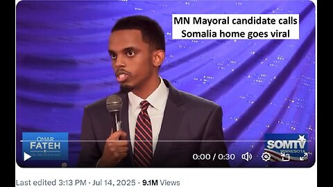 Omar Fateh, MN mayoral candidate, calls Somali “our home”