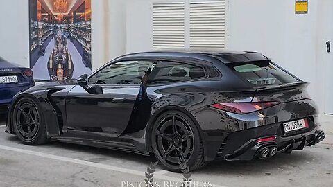 Billionaire Arabian Prince arriving with his only BRABUS ROCKET GTS 1000 to Puerto Banus Marbella!!!