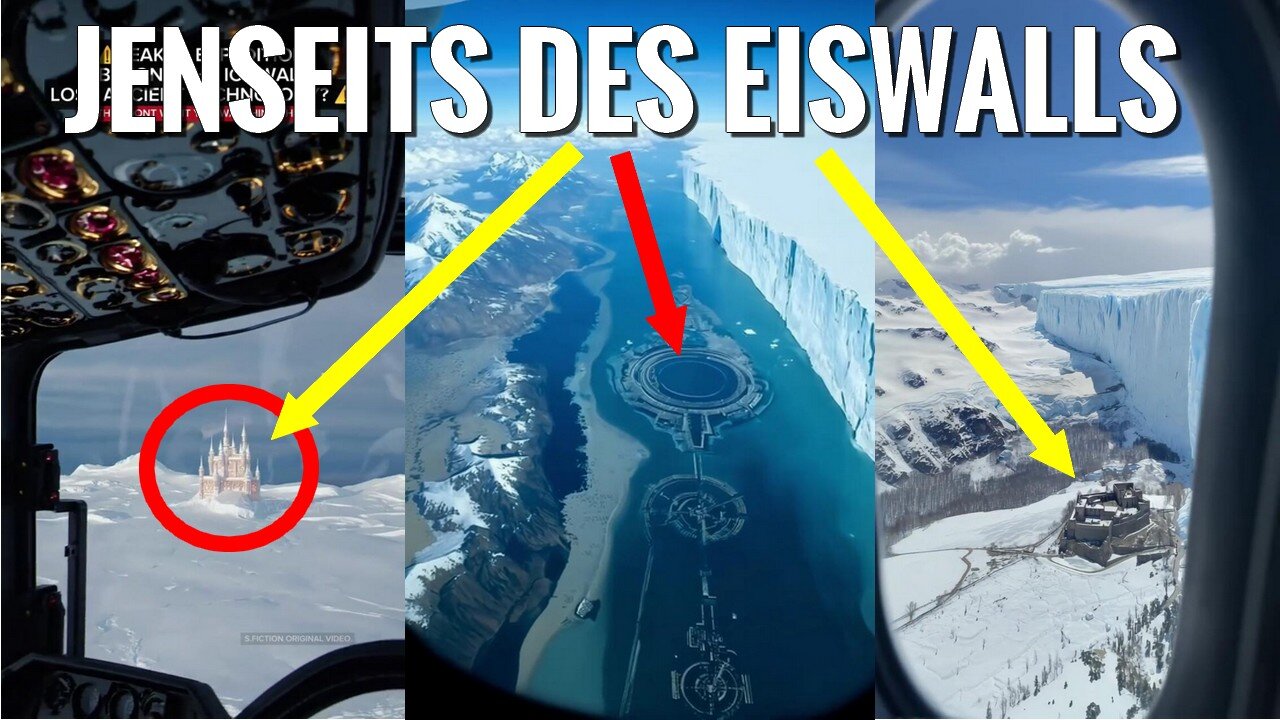 Jenseits des Eiswalls der flachen Erde - Der Eingang zur Hohlwelt an in Neuschwabenland