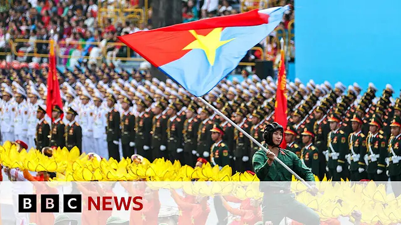 Vietnam marks 50 years since end of war with celebrations in Ho Chi Minh City | BBC News