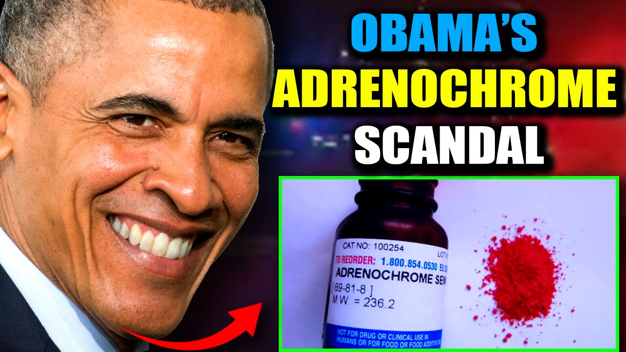 Obama Exposed as Major Adrenochrome Trafficker by Official Govt Documents