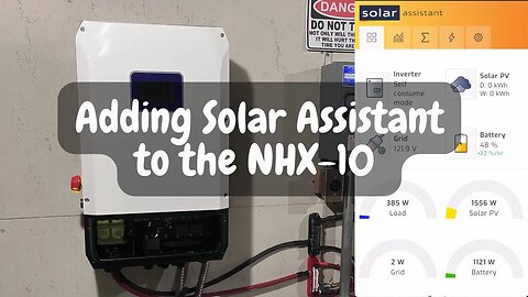 Adding Real-Time Monitoring to the NHX-10 Hybrid Inverter!
