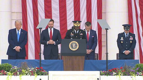 KAROLINE LEAVITT | President Trump Participates in a Memorial Day Tribute at Arlington National Cemetery