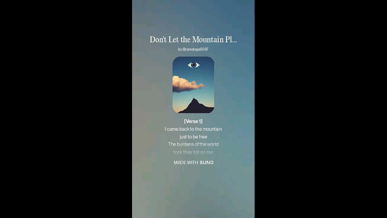 Don't Let the Mountain Play Tricks on Your Mind