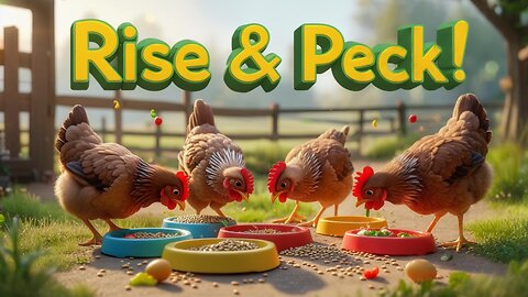 “The Most Beautiful Farm Life You’ll See Today 🐔✨”