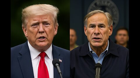 US President Donald Trump speaks New Jersey, Governor Greg Abbott speaks in Austin