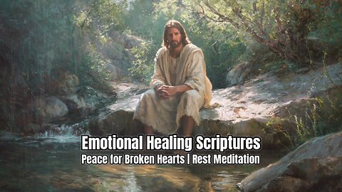 Emotional Healing Scriptures - Peace for Broken Hearts | Rest Meditation #dailybibleinspiration #god