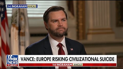 JD Vance: Europe Is Engaging In Civilization Suicide