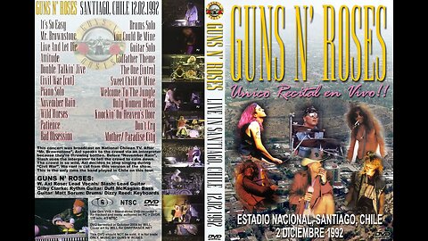 Guns N' Roses Live Santiago, Chile - 12/02/1992