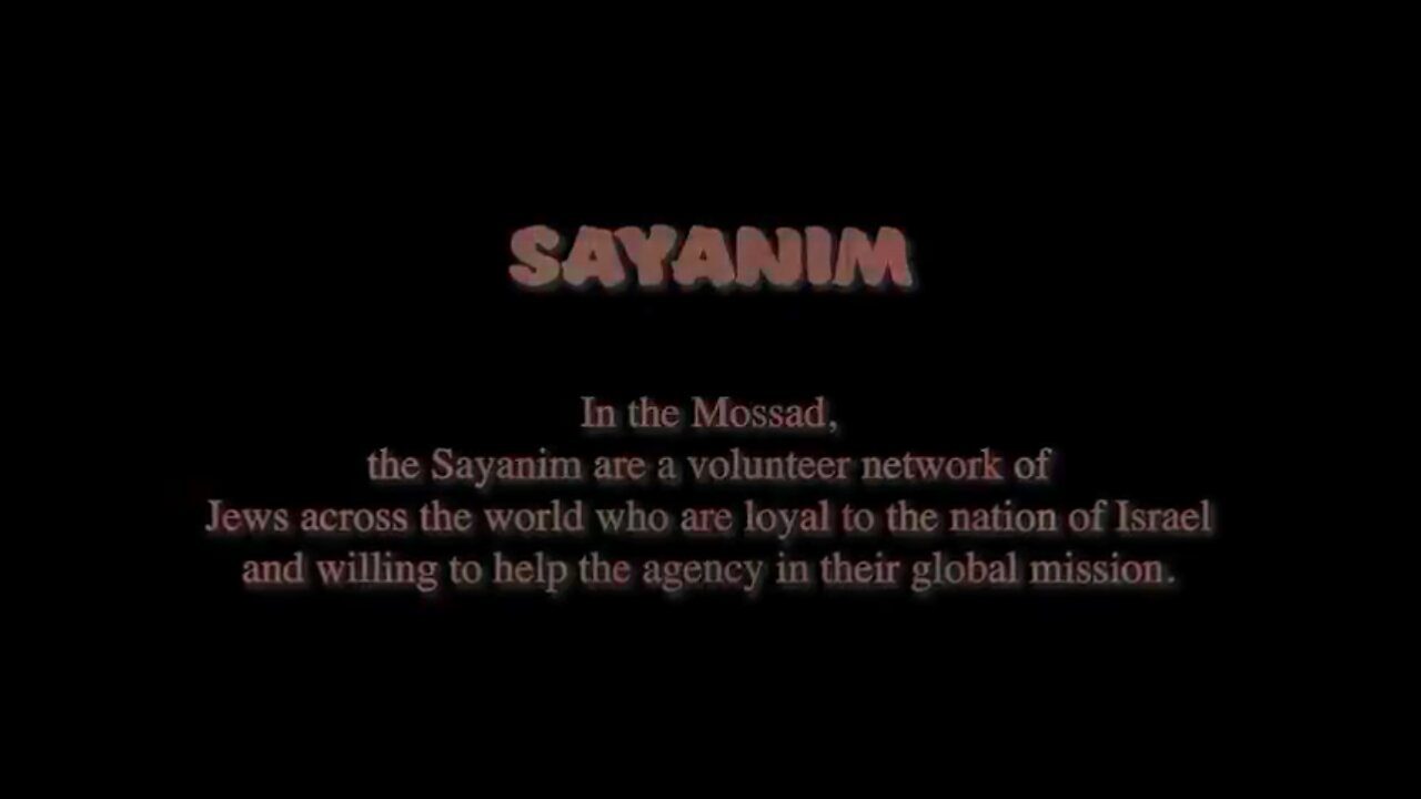 Jew explains Sayanim