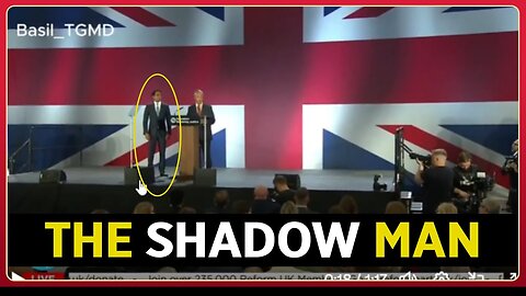 An shadow man stand there...Pretty Creepy..