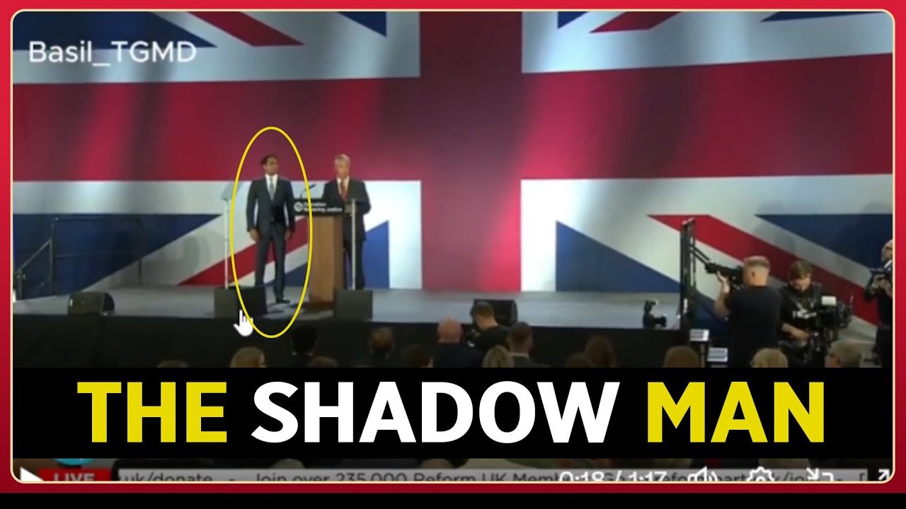 An shadow man stand there...Pretty Creepy..