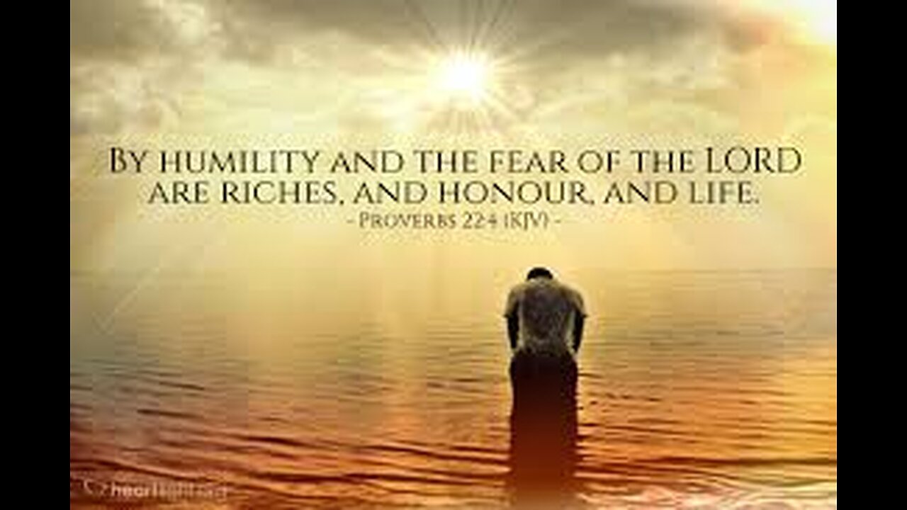 Verse Of The Day : Proverbs 22:4 Humility is the fear of the LORD; its wages are...