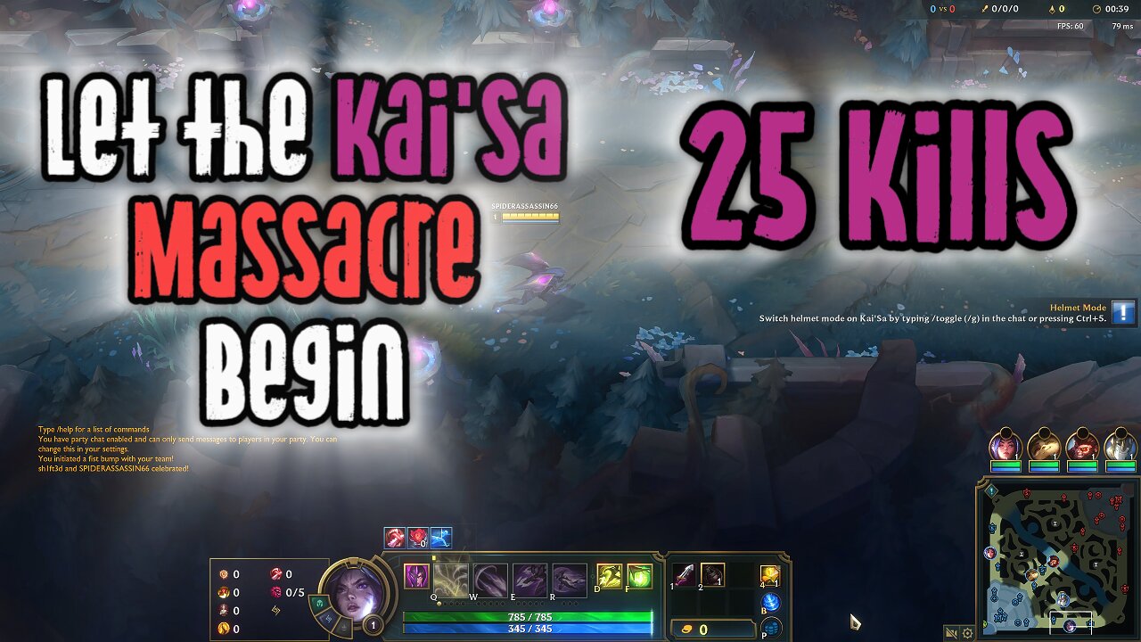 League Of Legends | Kai'sa | 25/9 | Gameplay