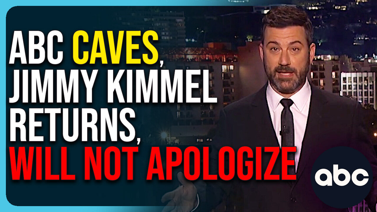 ABC Caves, Jimmy Kimmel Returns, Will Not Apologize Over Charlie Kirk