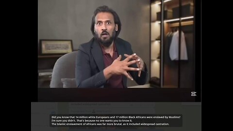 Interesting: Muslims enslaved 14M White Europeans & 17M Black Africans