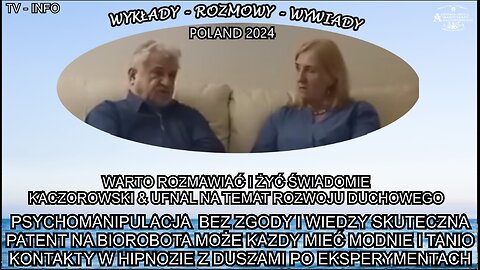 PSYCHOMANIPULACJA BEZ ZGODY I WIEDZY SKUTECZNA. PATENT NA BIOROBOTA MOŻE KAZDY MIEĆ MODNIE I TANIO.