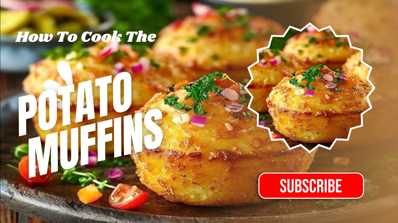 Do you have 2 eggs and 3 potatoes?! These potato muffins will impress everyone immediately!