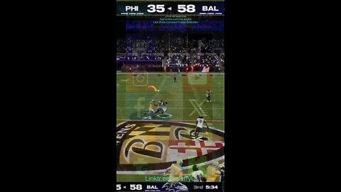 Pick Score BAL 64 vs PHI 35 #AllMadden #Madden25 #NFLmadden #madden