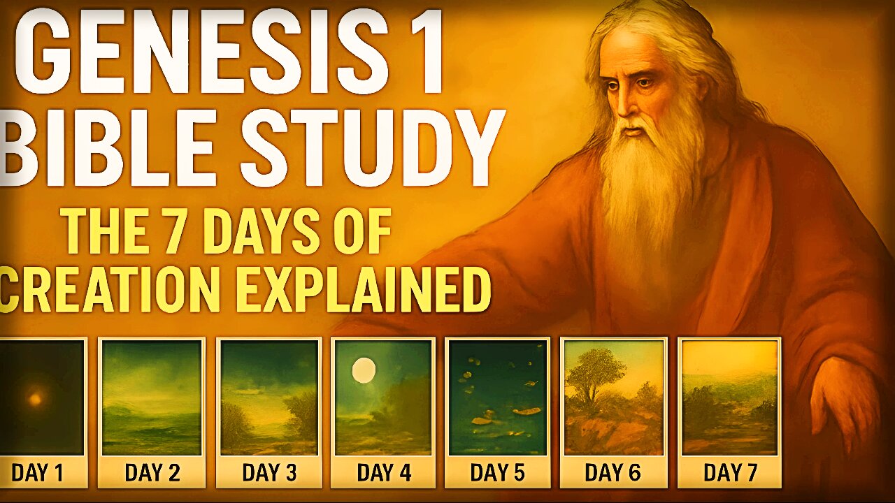 Genesis 1 Bible Study: The 7 Days of Creation EXPLAINED (KJV)