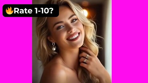 🔥 Rate Her Face & Those Pearl Earrings Close-Up 1-10? 😍 Supermodel 4K