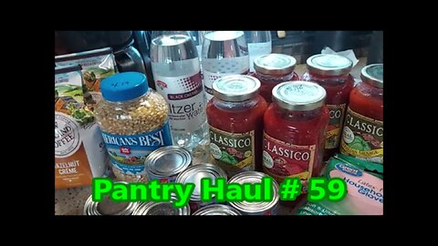 Off Grid Prepper Pantry Haul # 59 | Be Prepared for Life's Emergencies !