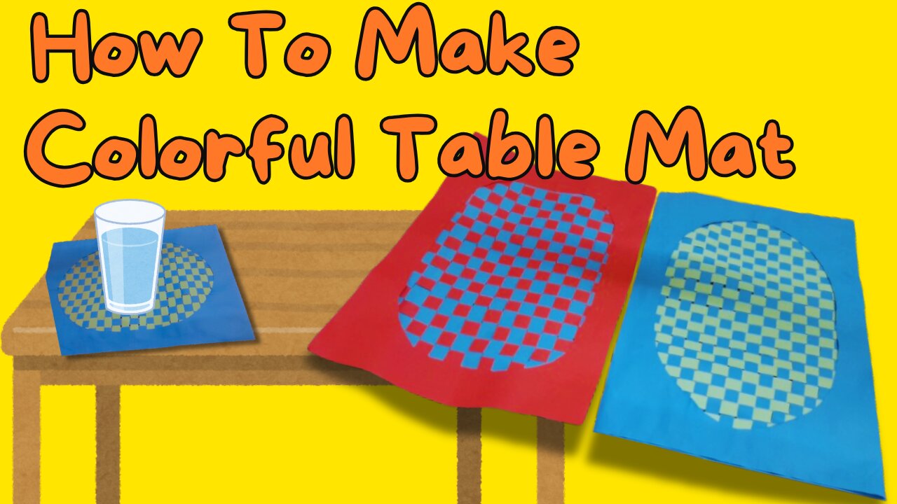 How to Make a Beautiful Paper Table Mat | Elegant DIY Table Decor Tutorial