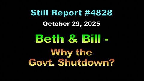 Beth & Bill - Why the Govt. Shutdown?, 4828