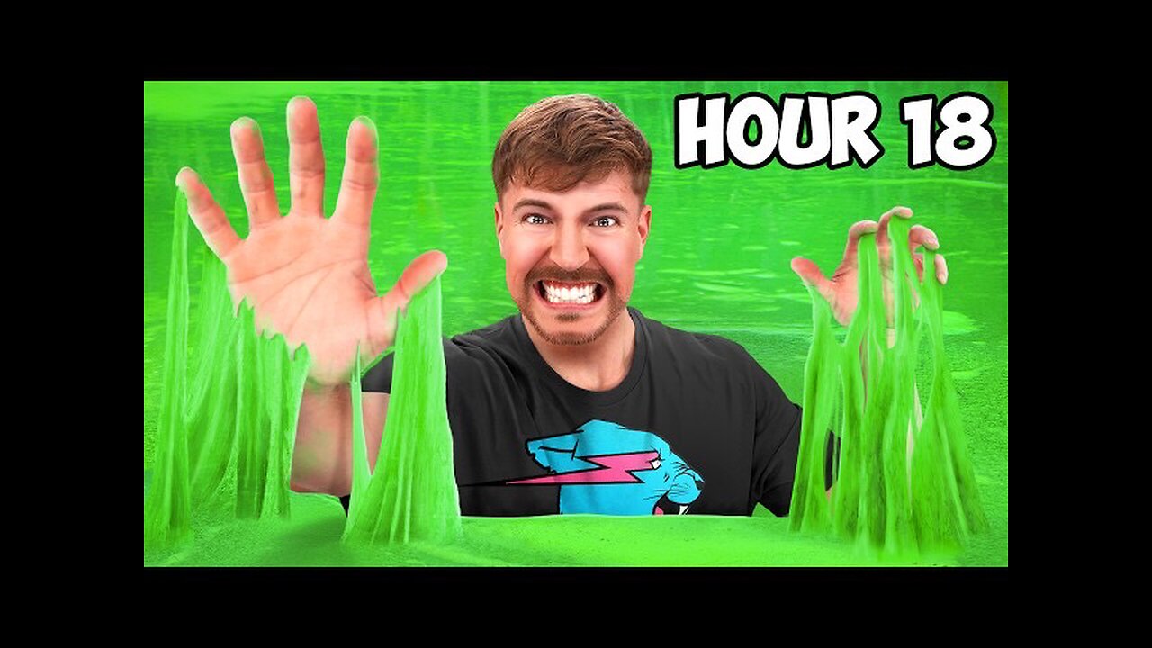 I Spent 24 Hours Straight In Slime