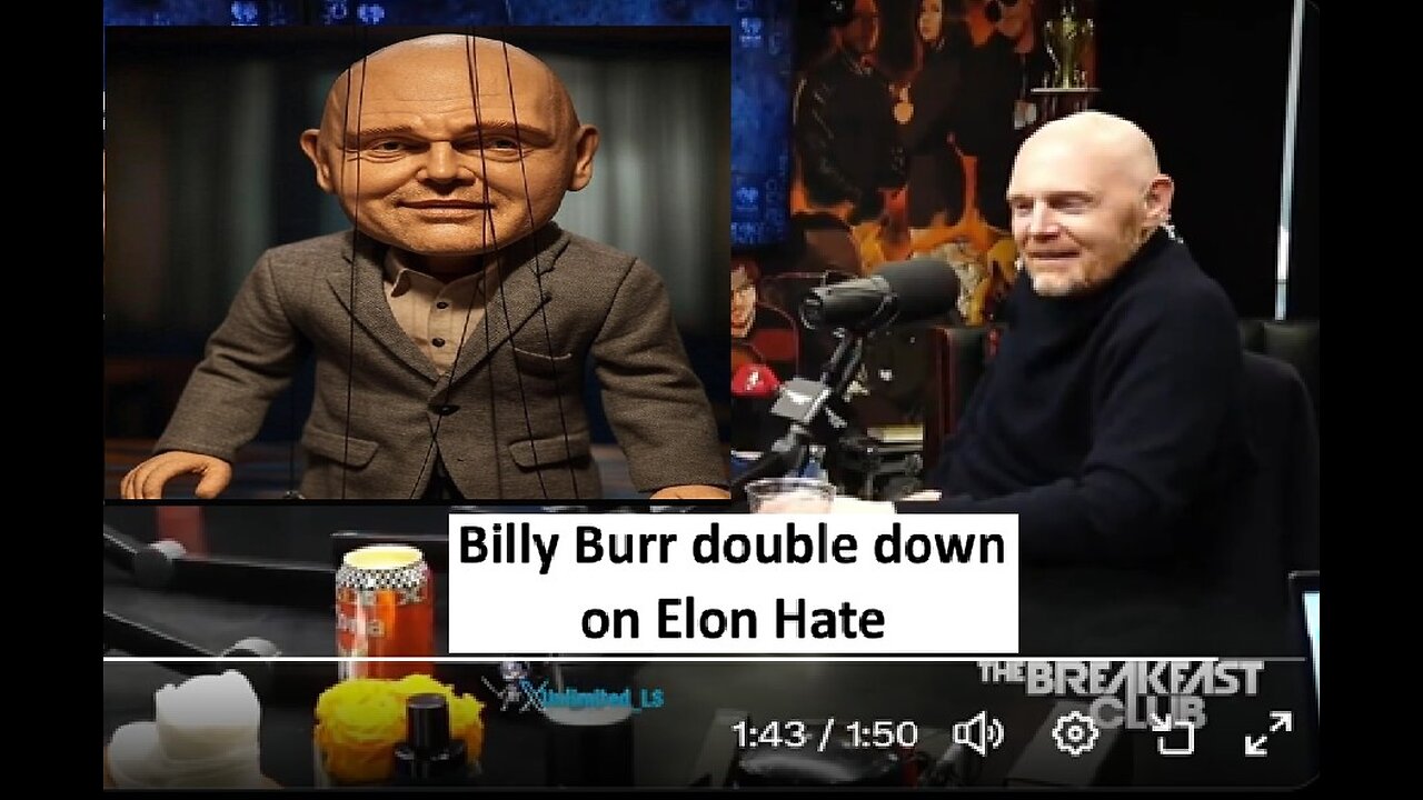 Bill Burr says Elon is a N@zi, doubles down on leftism