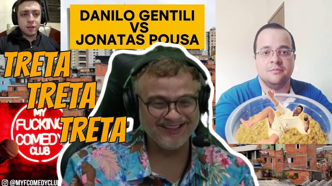 A TRETA QUE ROLOU ENTRE DANILO GENTILI E JONATAS POUSA (22.09.2024)