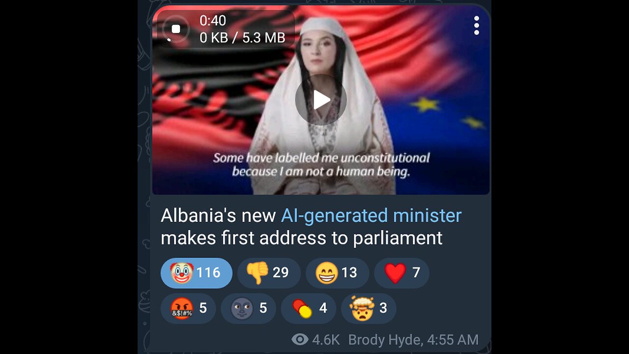News Shorts: Albania's Ai Minister