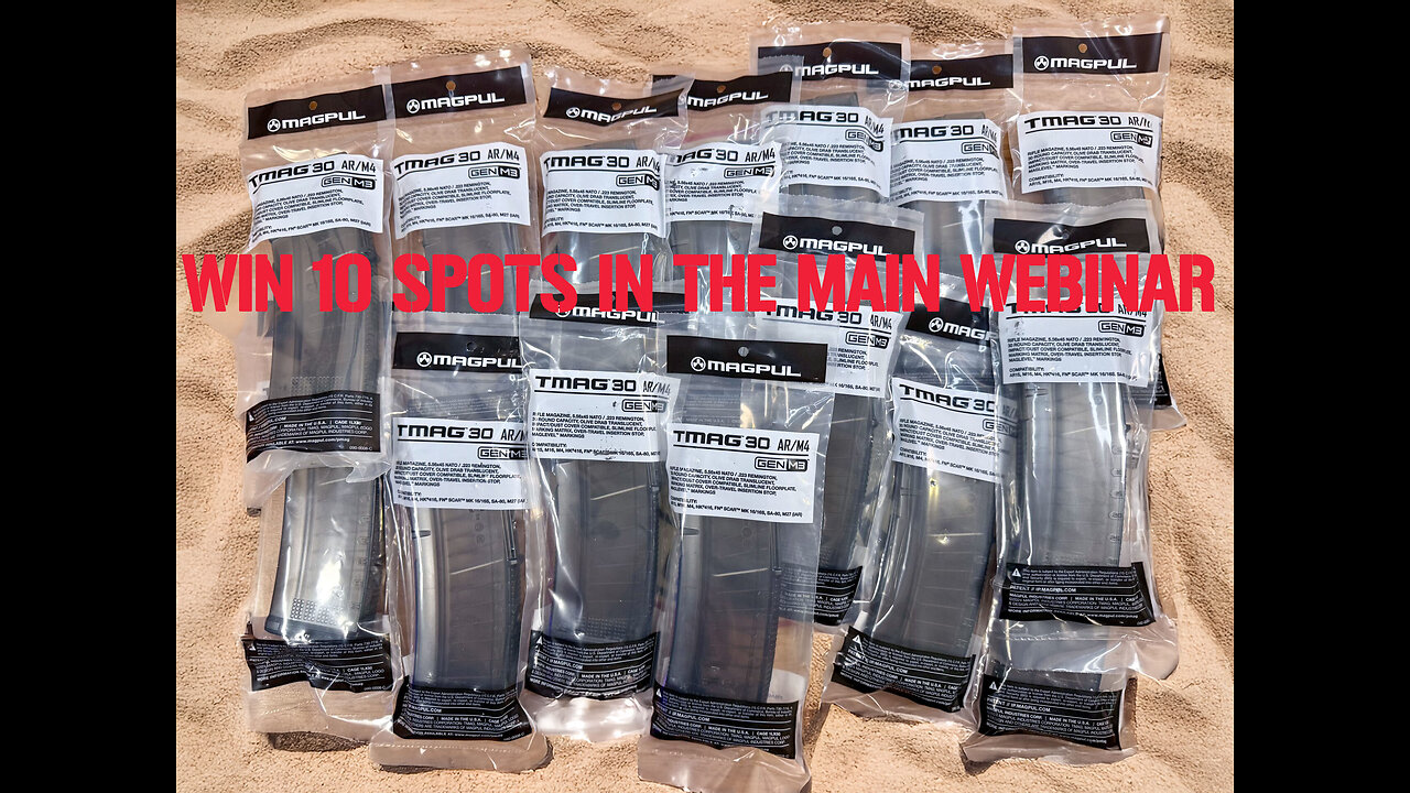 15- TMAG® 30 AR/M4 GEN M3™ MINI#1 FOR 10 SPOTS IN THE MAIN WEBINAR
