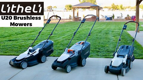 Litheli U20 Brushless Mower Review - Multiple Sizes & Innovative Dual Battery Design