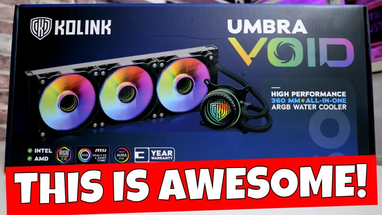 BEST Budget Cooler Kolink Umbra Void ARGB 360 AIO vs 13900k