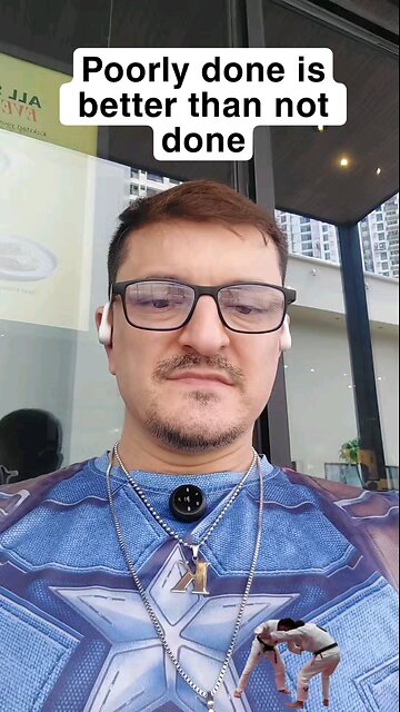 Poorly done is better than not done at all. #exercisemotivation