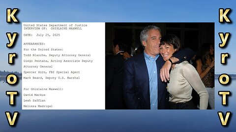 Interview of Ghislaine Maxwell - Day 2 - July 25, 2025 (Swedish subtitles)