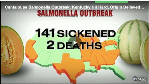 "Salmonellosis Outbreak Linked to Contaminated Cantaloupes"