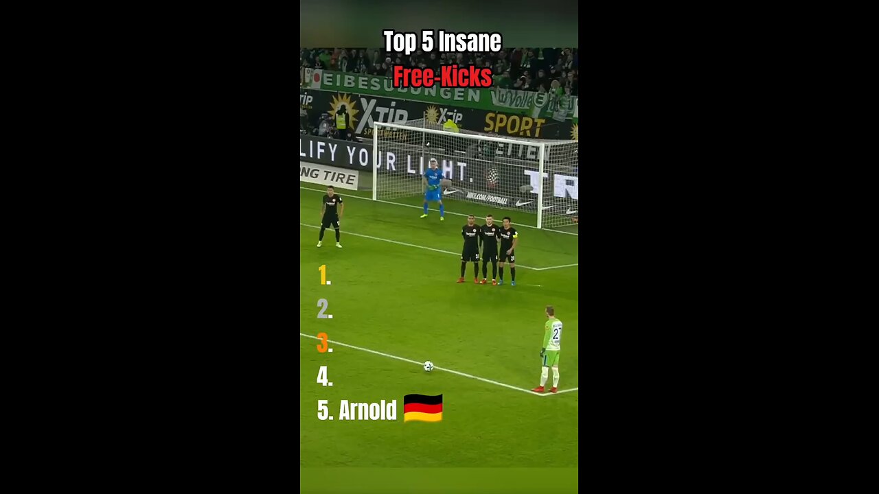 Top 5 insane freekick ronaldo messi Neymr