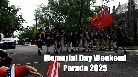 Watching the 2025 Memorial Parade at Princeton and Going Canoeing