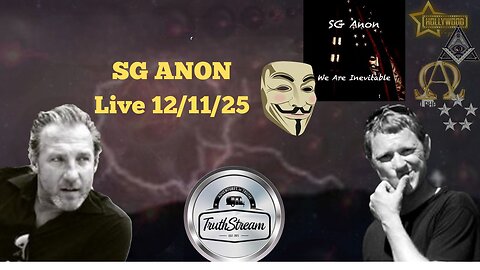 Sg Anon: geo political, Spritual warfare, Awakening, Adrenochrome, Gays Against Groomers and much more live: 12/11/25