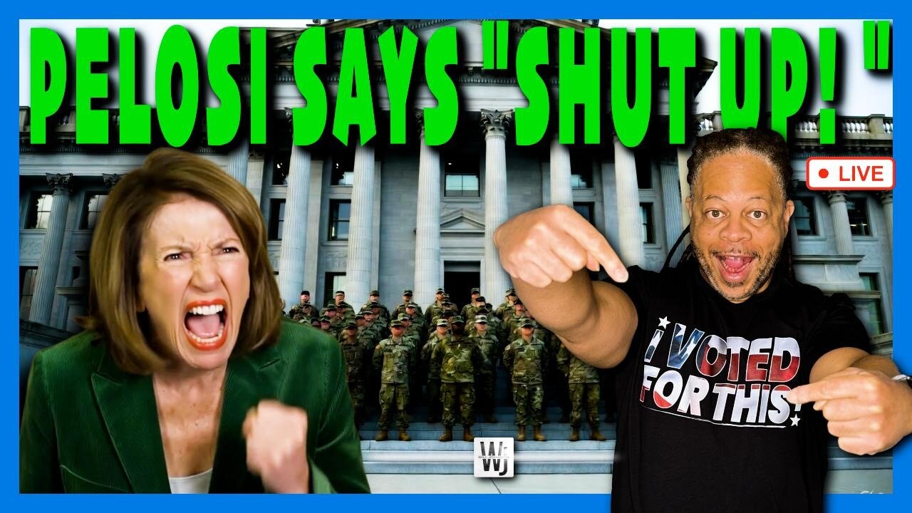 NANCY PELOSI TELLS REPORTER TO SHUT UP