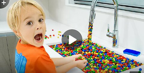 Chris and magic faucet adventure kids toy story