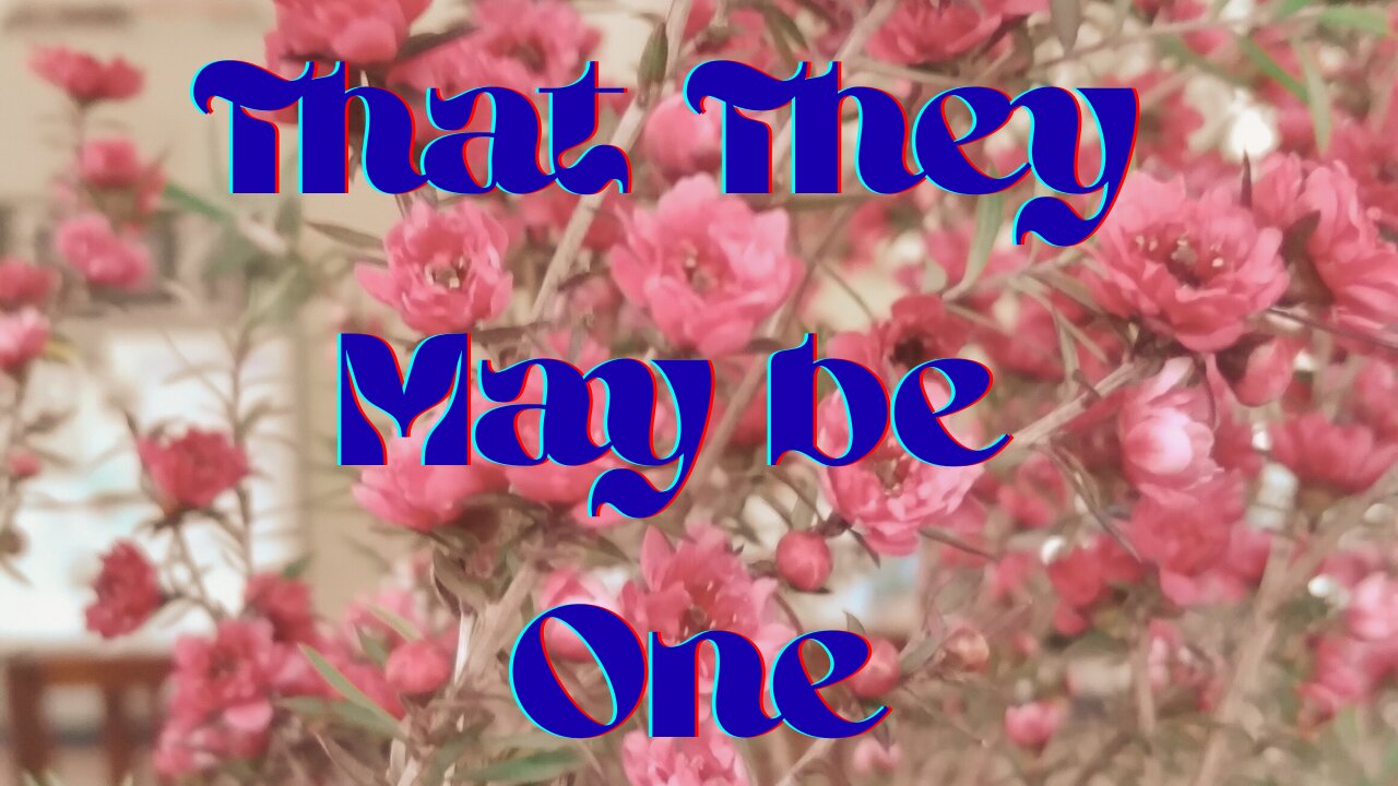 They May be One