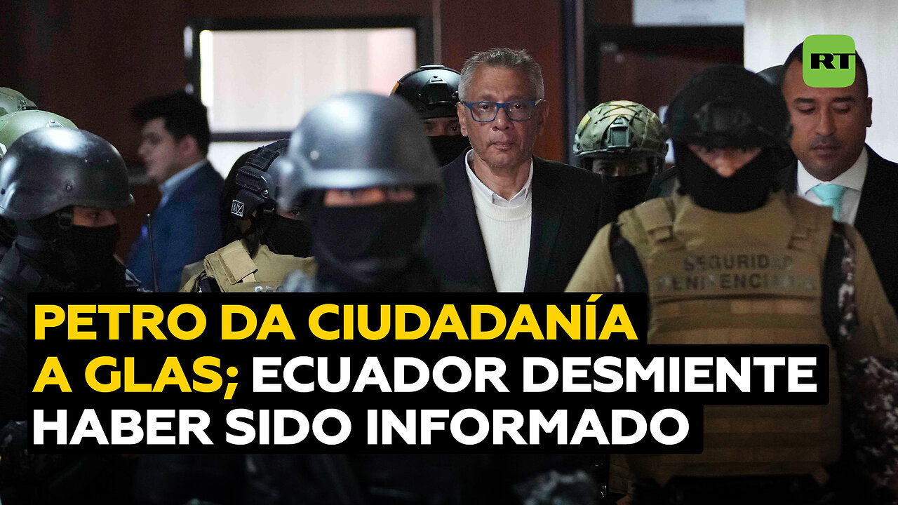 Petro otorga la ciudadanía colombiana a Jorge Glas