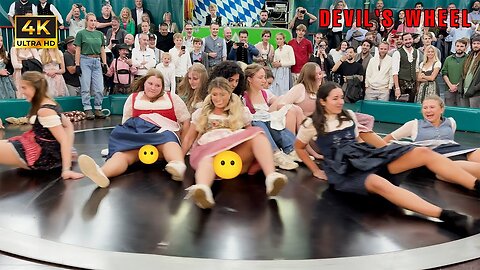 Beautiful Girls 💋 She Tried to Beat the Devil’s Wheel! 🔥 Oktoberfest Madness! 😂 4K HD