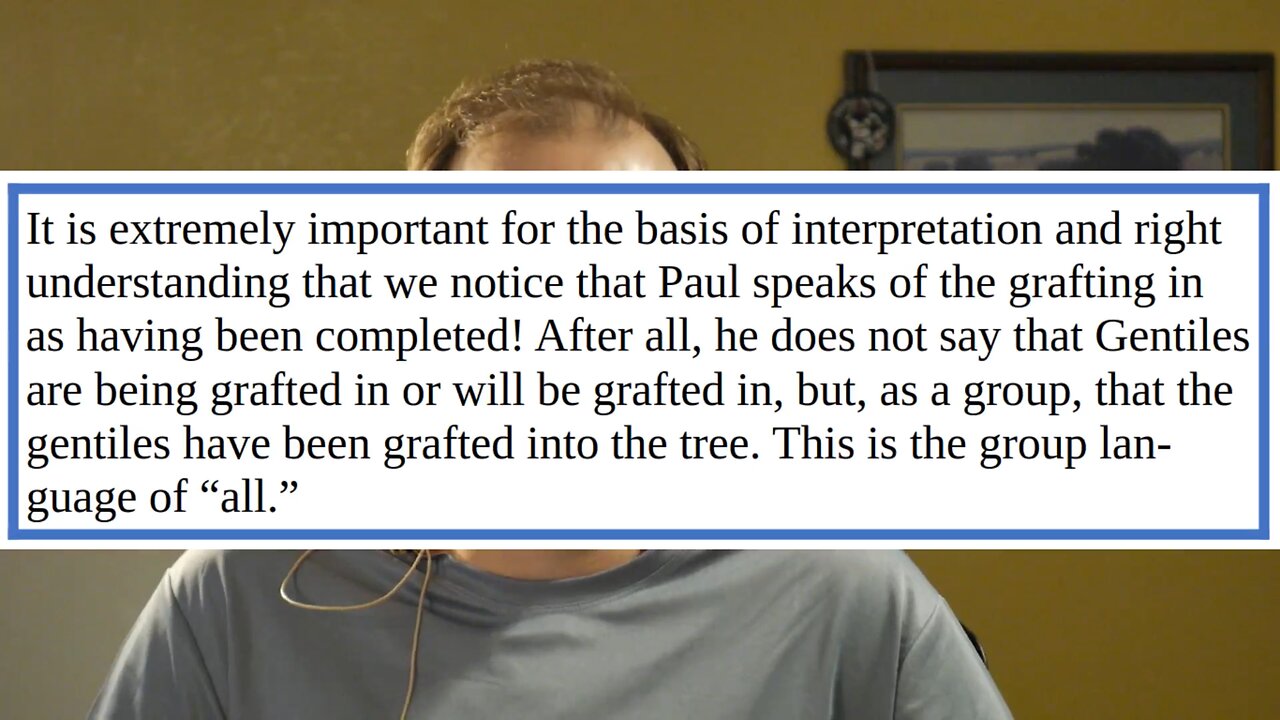 Foundations of Dispensationalism - Principles of Judaism, Part 4a, Conclusion: Romans 11, Part 1